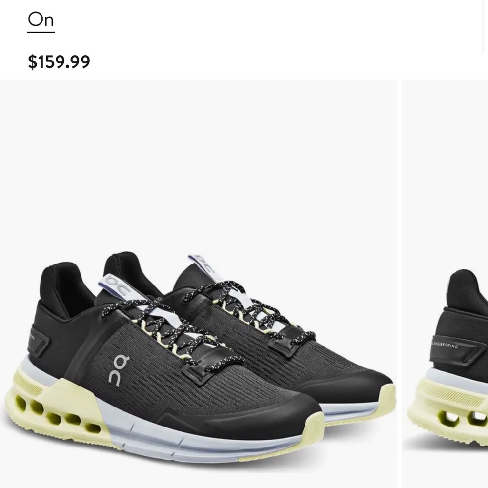 On Cloudnova Flux Sneakers NWT size 9